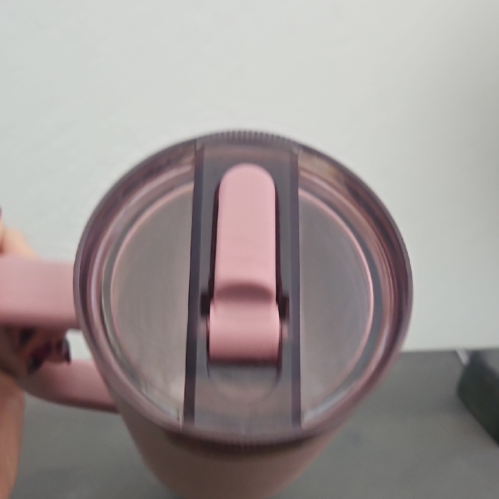40 Ounce Stanley Rose Travel Mug with Gold Detail - Picture 7 of 9
